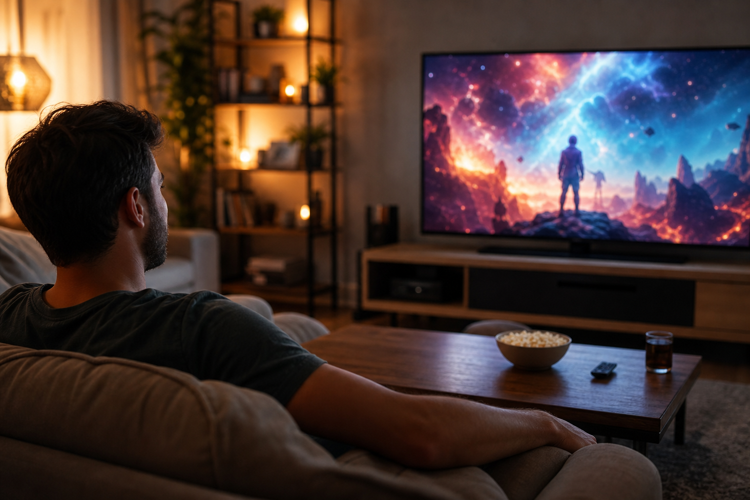 Laptop met Netflix US catalogus geopend naast VPN-app op een bureau in Nederland
